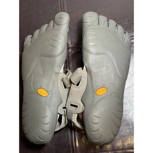Vibram FiveFingers KSO Shoes Men’s Size 41 EU Gray Yellow Barefoot Minimalist - Picture 4 of 5